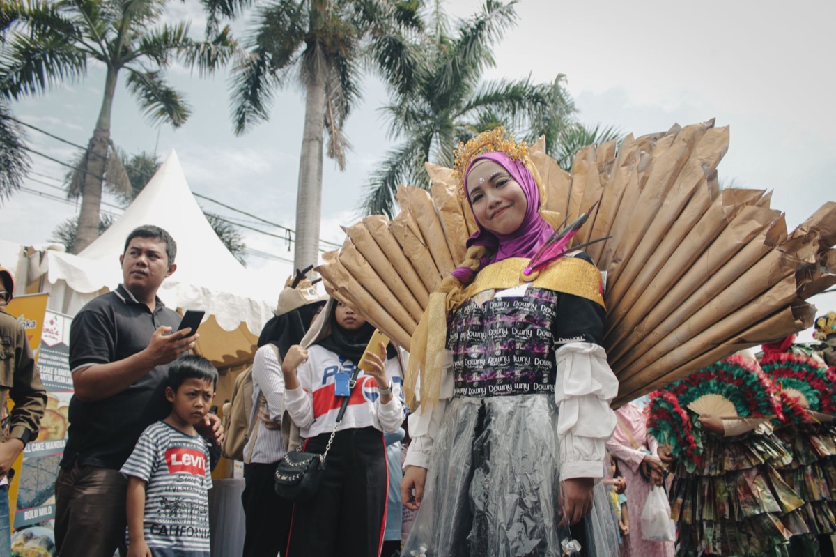 Indonesian influencer with global audience
