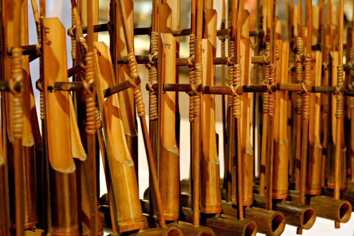 angklung, musical instruments, instruments, indonesian culture, bamboo