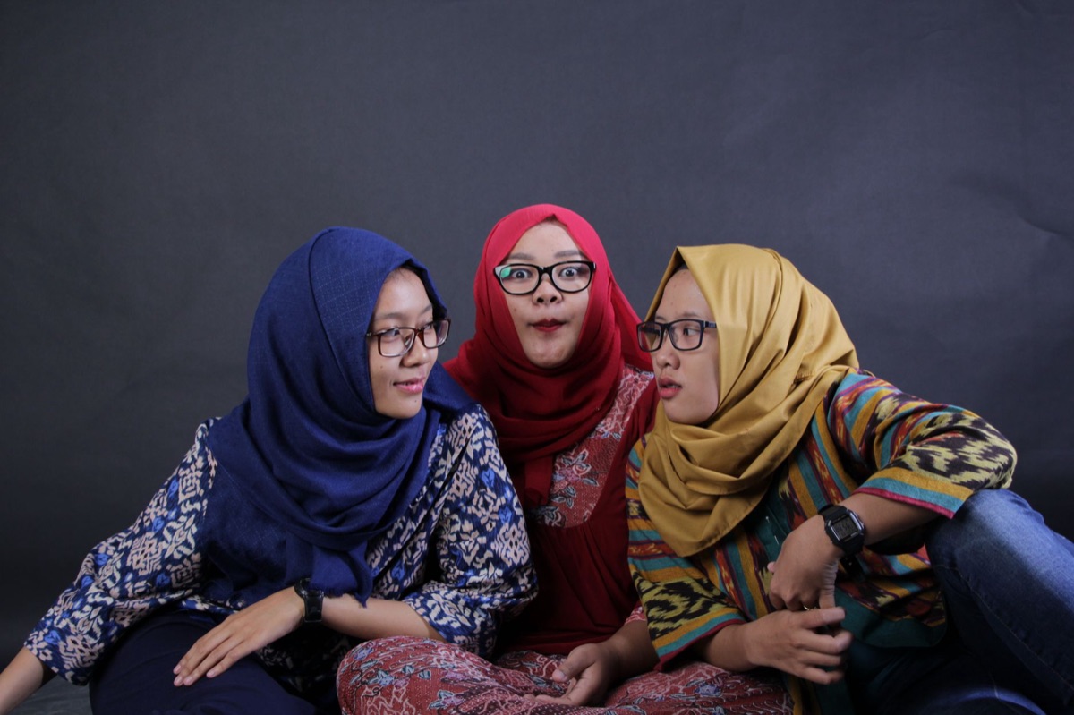 Indonesië model influencer in studio