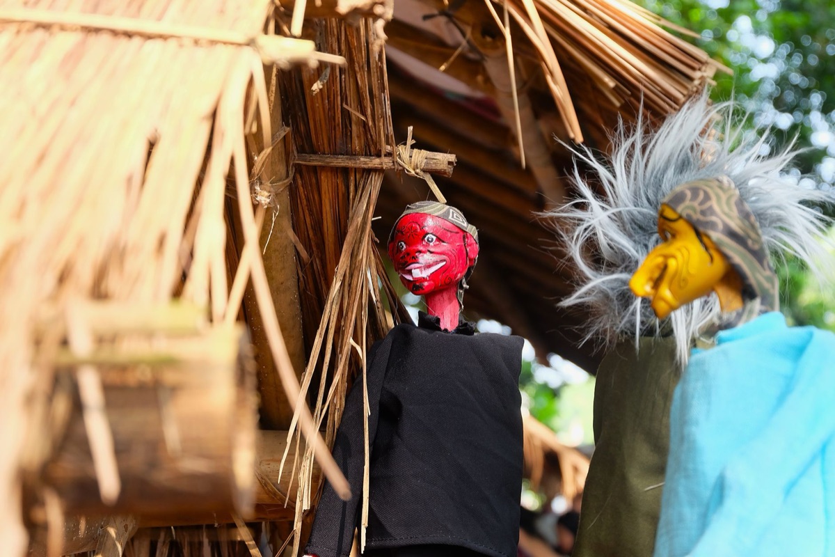 Máscaras de teatro de boneco Sundanês.